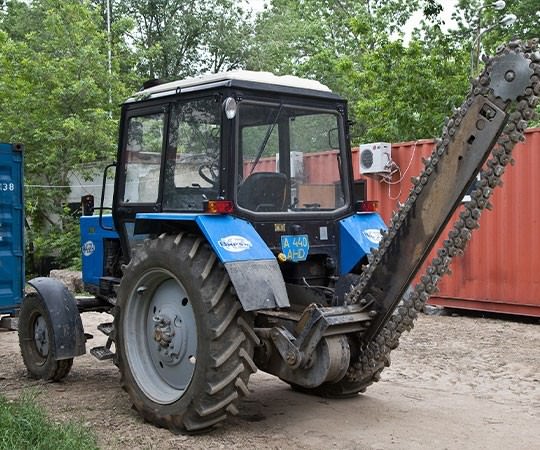 Траншеекопатель в аренду в Шадринске и  Курганской области